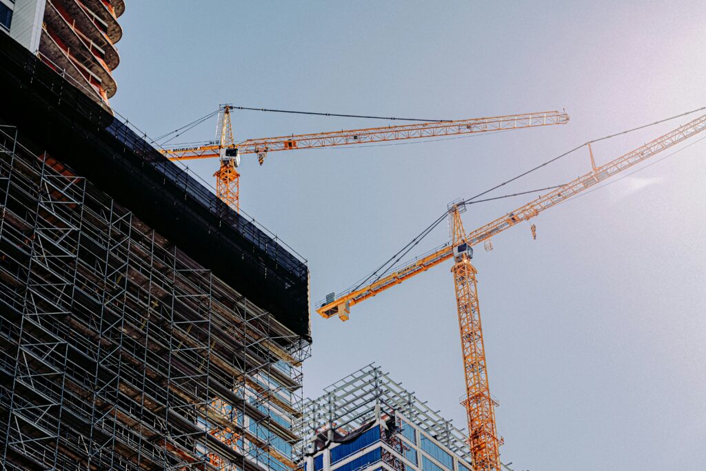 skyscraper being built